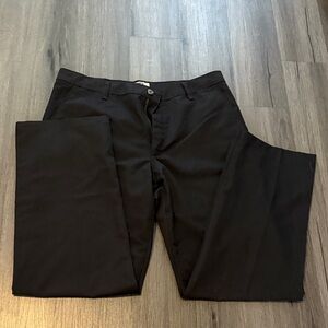 Lee Black Chinos with Flat Front and Straight Cut